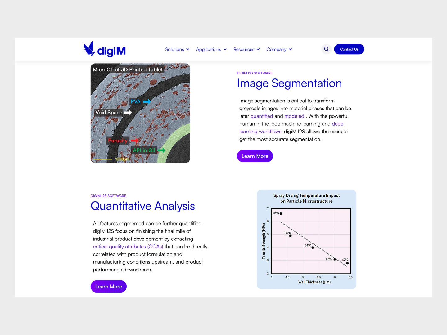 digiM desktop image segmentation and quantitative analysis software features
