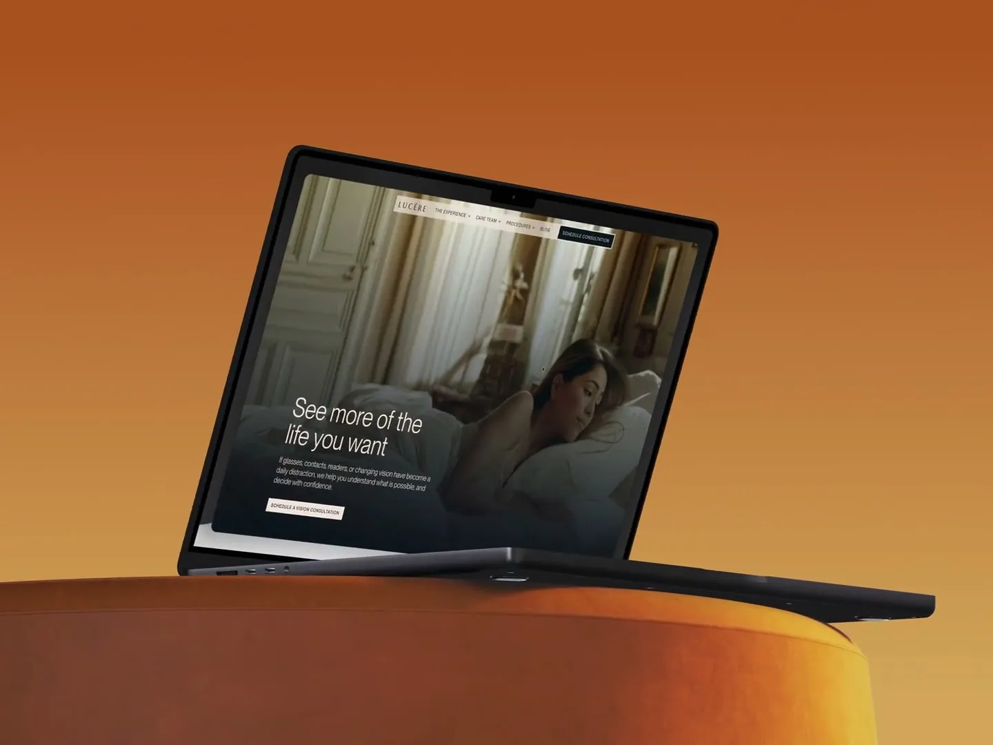 Lucēre Vision website showcase
